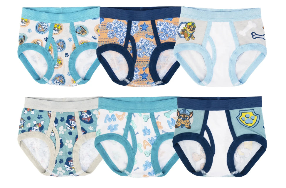 Paw Patrol Toddler Boy Briefs, 6 Pack