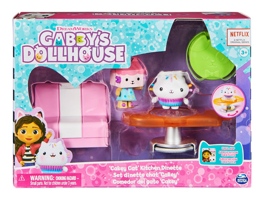 Gabby’s Dollhouse Cakey Cat Kitchen Dinette Set 34841