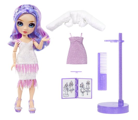 Rainbow High Fantastic Fashion Violet Willow - Purple 11” Fashion Doll 58738