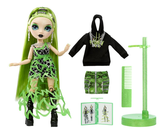 Rainbow High Fantastic Fashion Jade Hunter - Green 11” Fashion Doll 58736