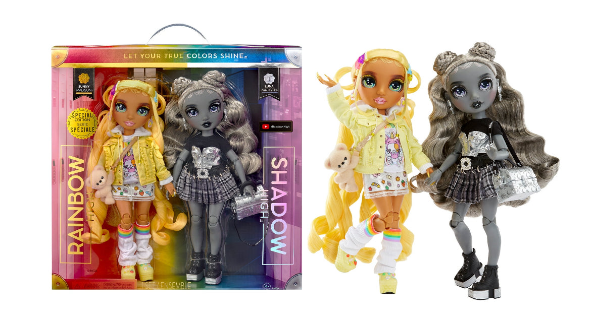 Rainbow High Shadow High Special Edition Madison Twins 2-Pack Fashion Dolls 59277
