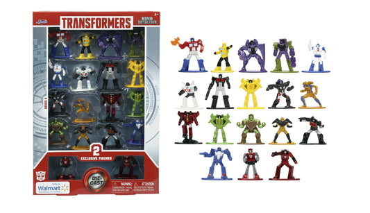 Transformers Nano MetalFigs 1.65" 18-Pack Series 2 Die-Cast Figures(Multi-color) 33784