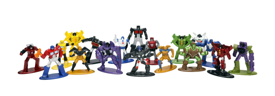 Transformers Nano MetalFigs 1.65" 18-Pack Series 2 Die-Cast Figures(Multi-color) 33784