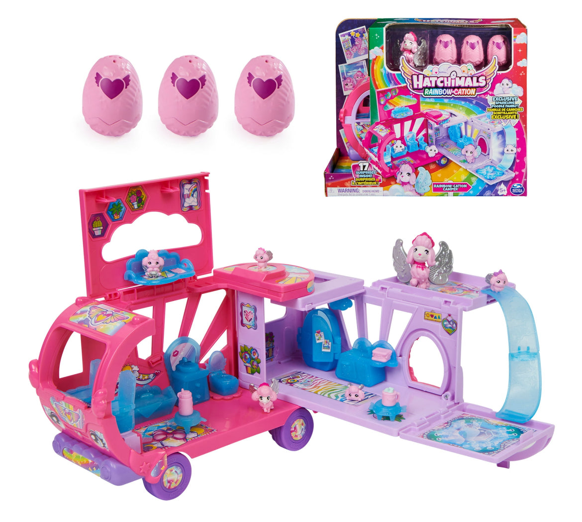 Hatchimals CollEGGtibles Transforming Rainbow-cation Camper 38213