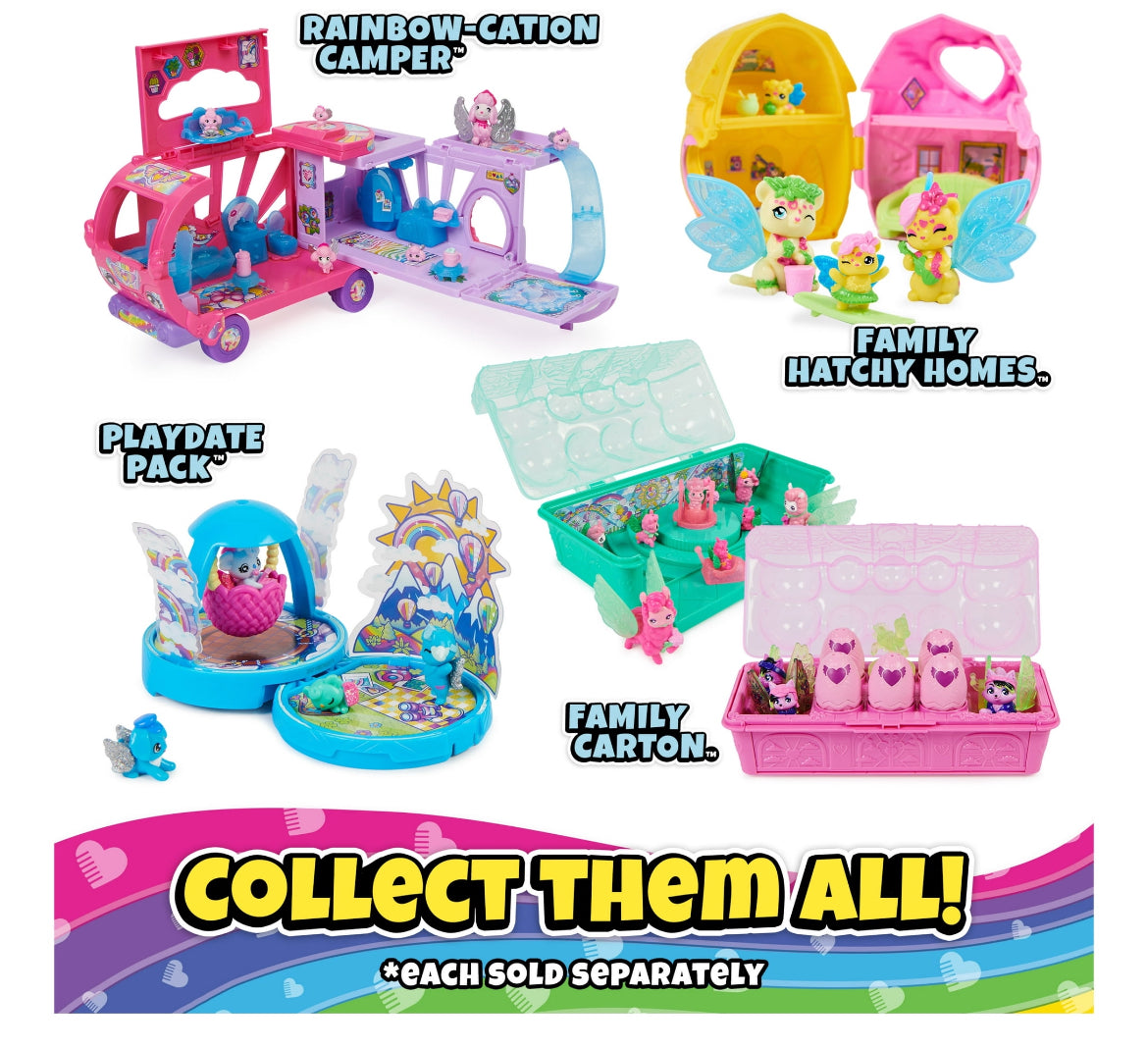 Hatchimals CollEGGtibles Transforming Rainbow-cation Camper 38213