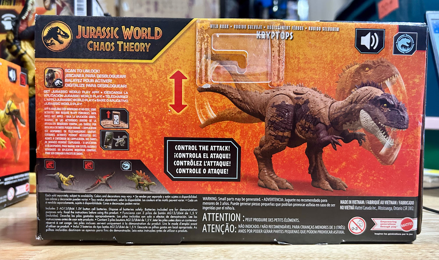 Jurassic World Chaos Theory Wild Roar Kryptops Action Figure 27303