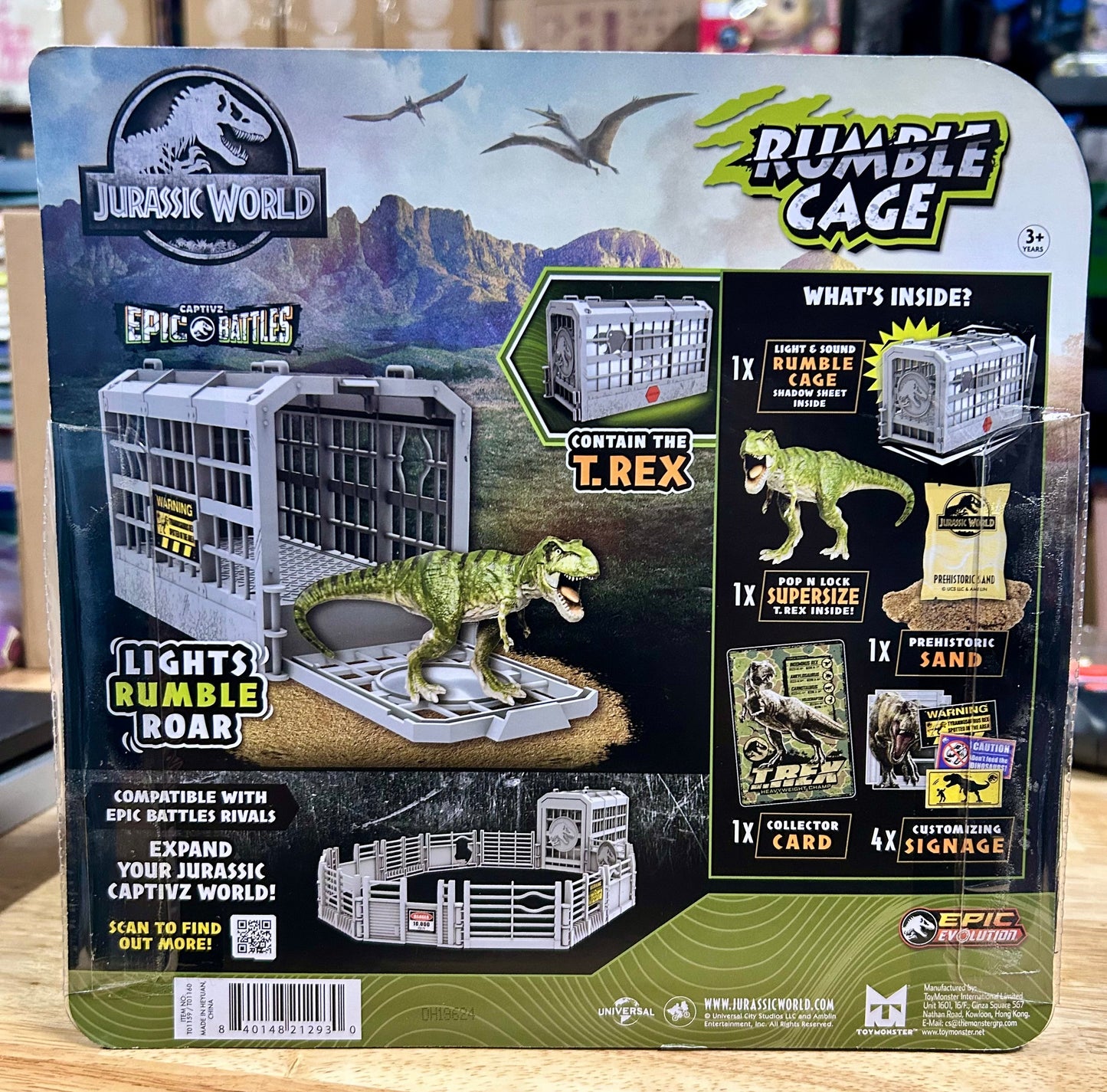 Jurassic World Captivz Epic Battle Rumble Cage 21293
