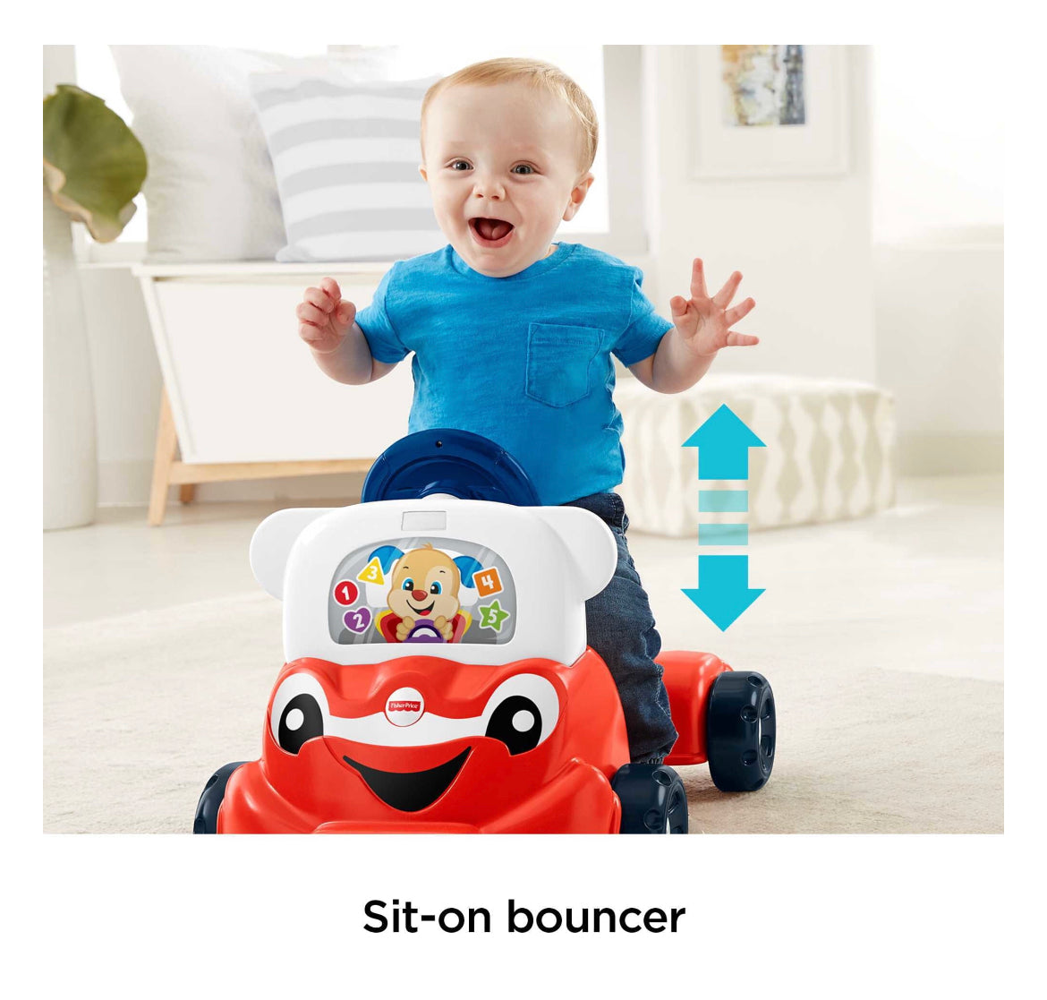 Fisher Price Laugh & Learn 3-in-1 Interactive Smart Car 60088