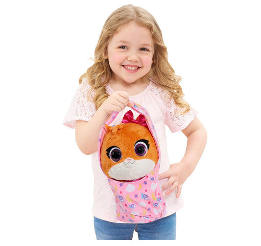 Disney Jr T.O.T.S. Cuddle and Wrap Plush, Mia The Kitten 49141
