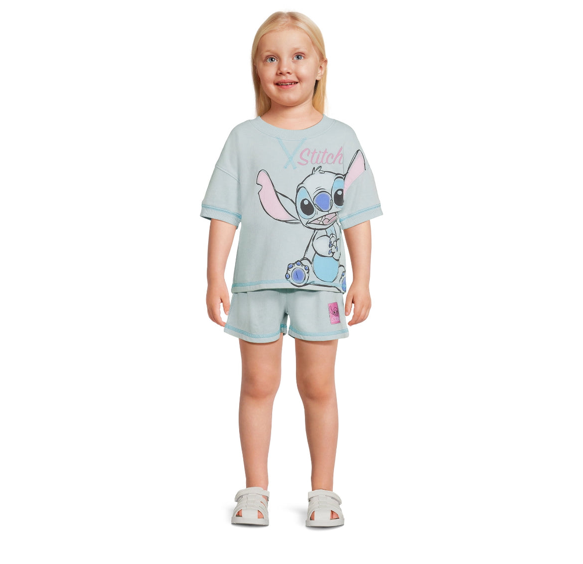 Lilo & Stitch Toddler Girls Tee and Shorts Set, 2-Piece