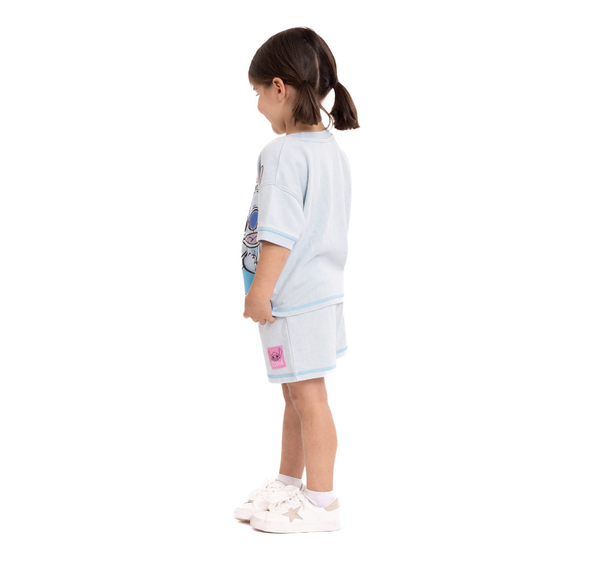 Lilo & Stitch Toddler Girls Tee and Shorts Set, 2-Piece