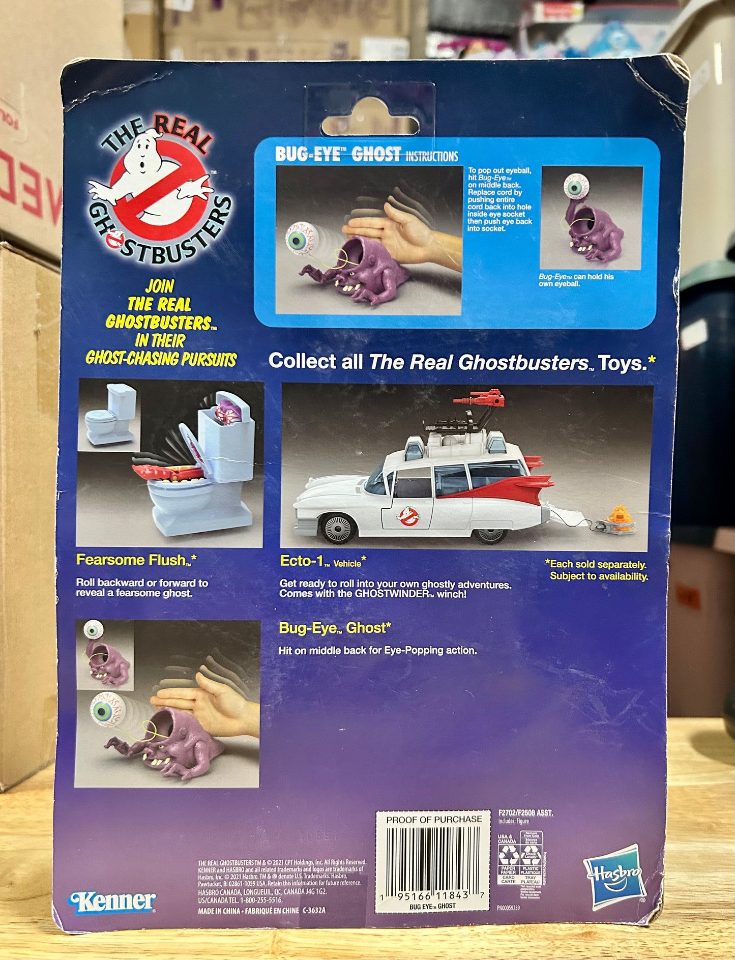 Ghostbusters Kenner Classics The Real Ghostbusters Bug-Eye Ghost Figure 11843