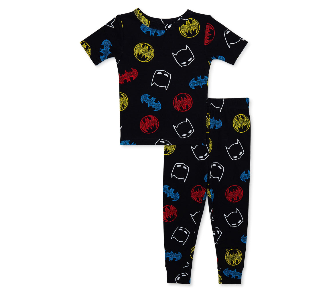 DC Batman Character Toddler Snug-Fit Pajama Set, 2 Piece