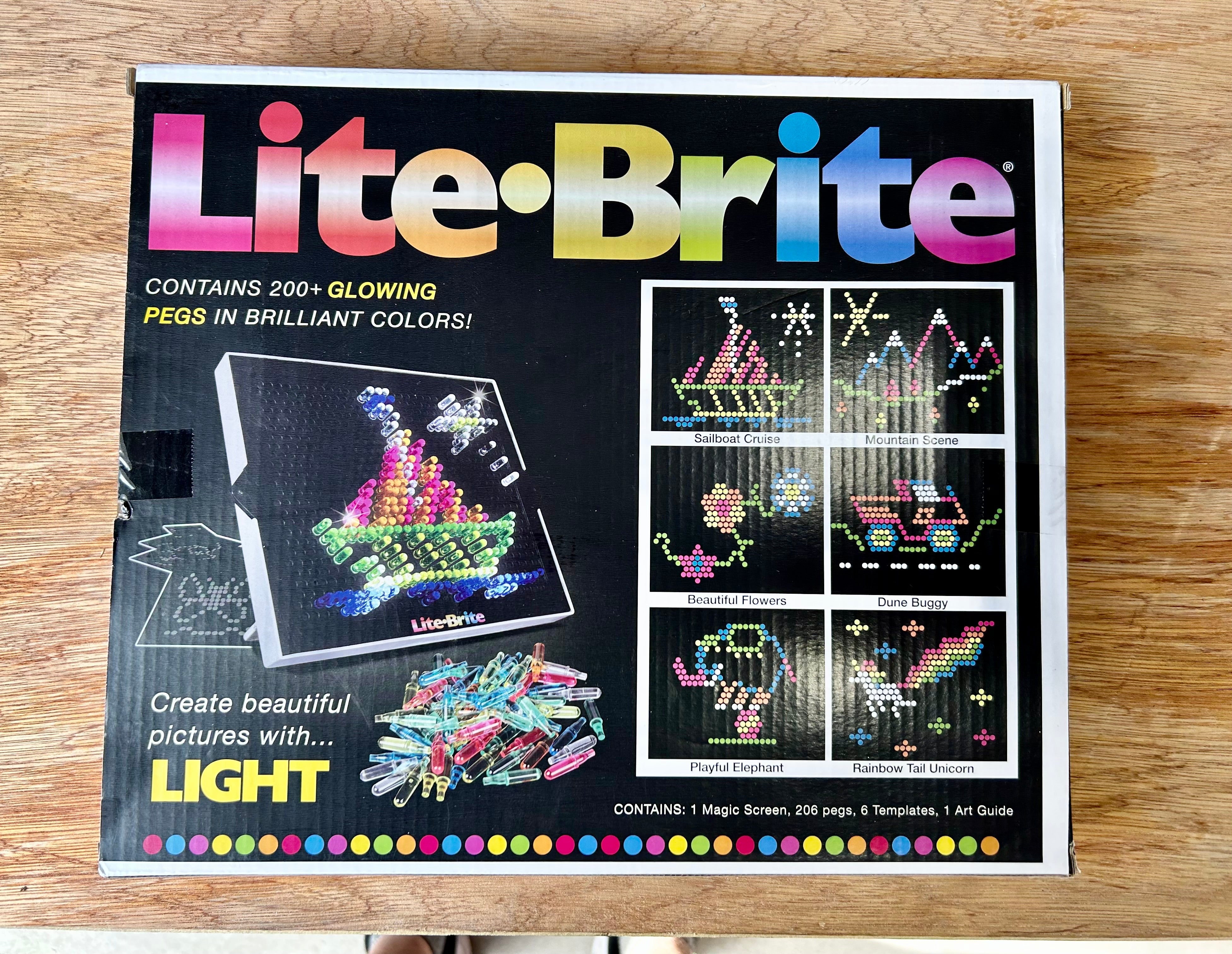 Lite-Brite, New and Improved Model of a Classic 80's Toy
