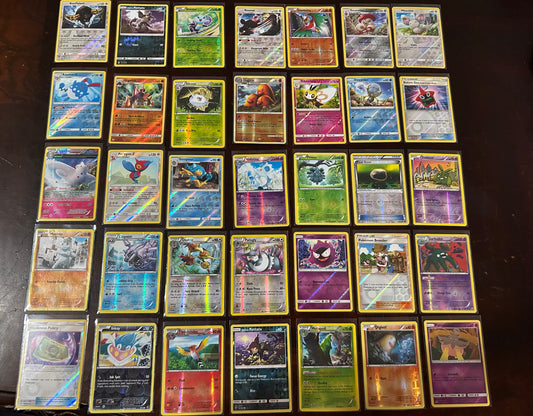 Pokémon Reverse Holo (35 Cards) LP - NM - Mixed Sets – No Duplicates
