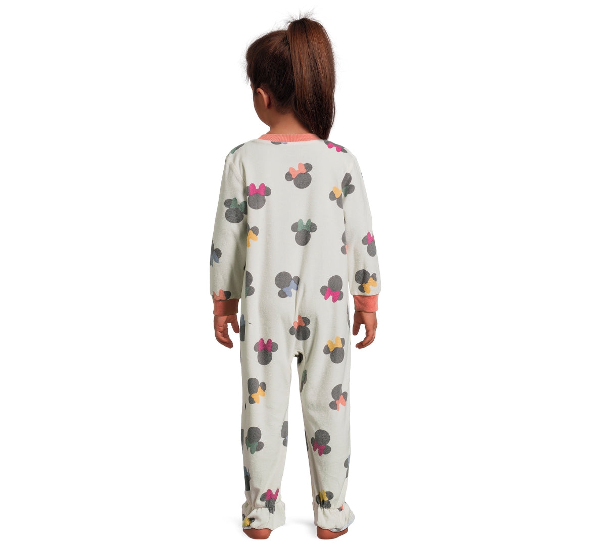 Minnie Mouse Toddler Girls One Piece Sleeper Pajamas