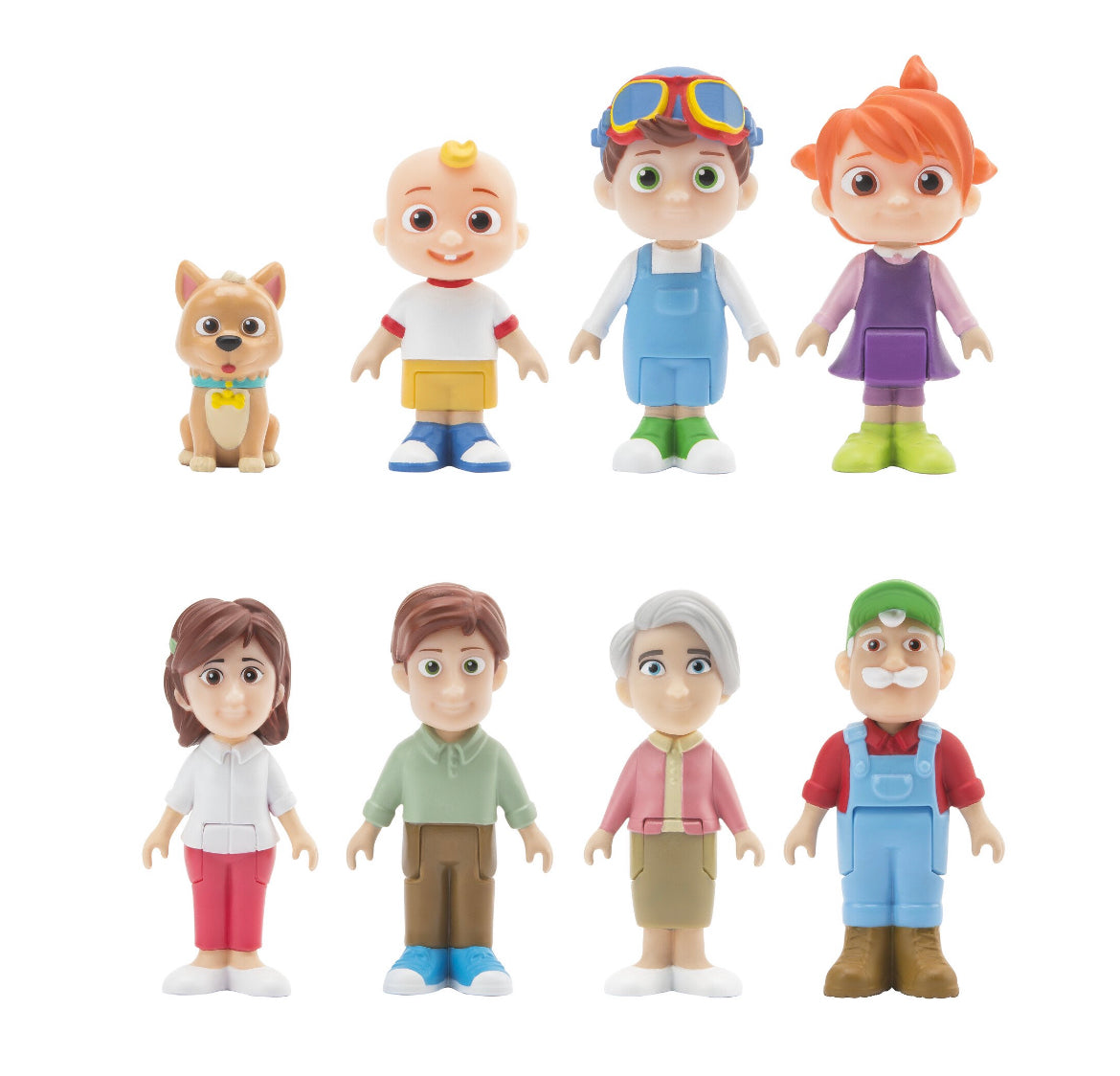 CoCoMelon Family 8-Pack 3” Figures