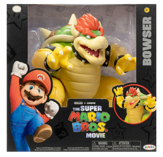 The Super Mario Bros. Movie 7” Feature Bowser Action Figure with Fire Breathing Effects 41720