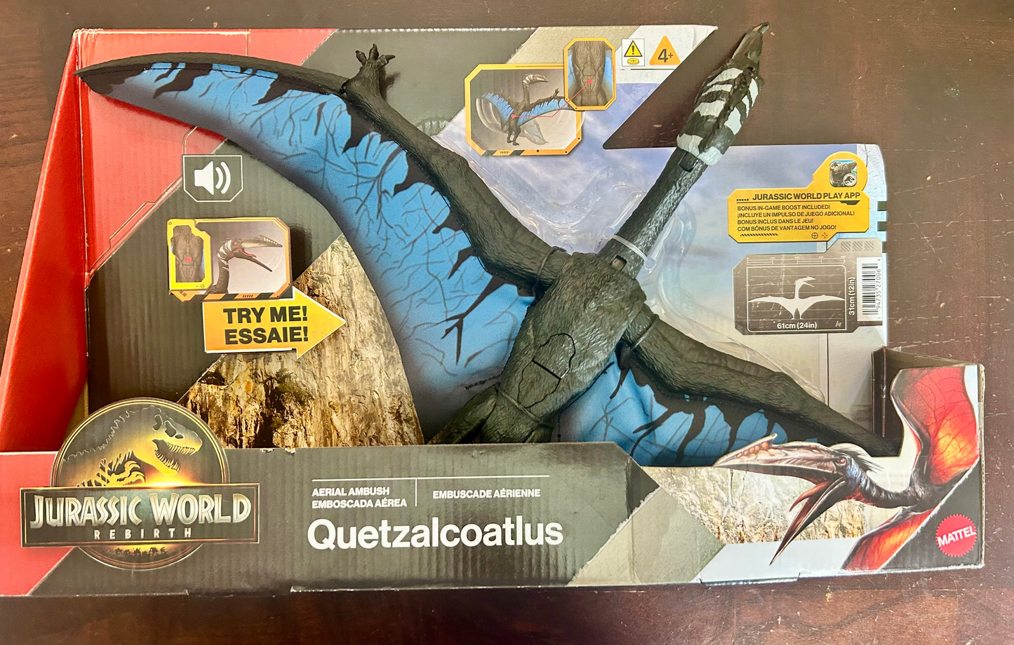Jurassic World Rebirth Quetzalcoatlus Aerial Ambush Action Figure 27006
