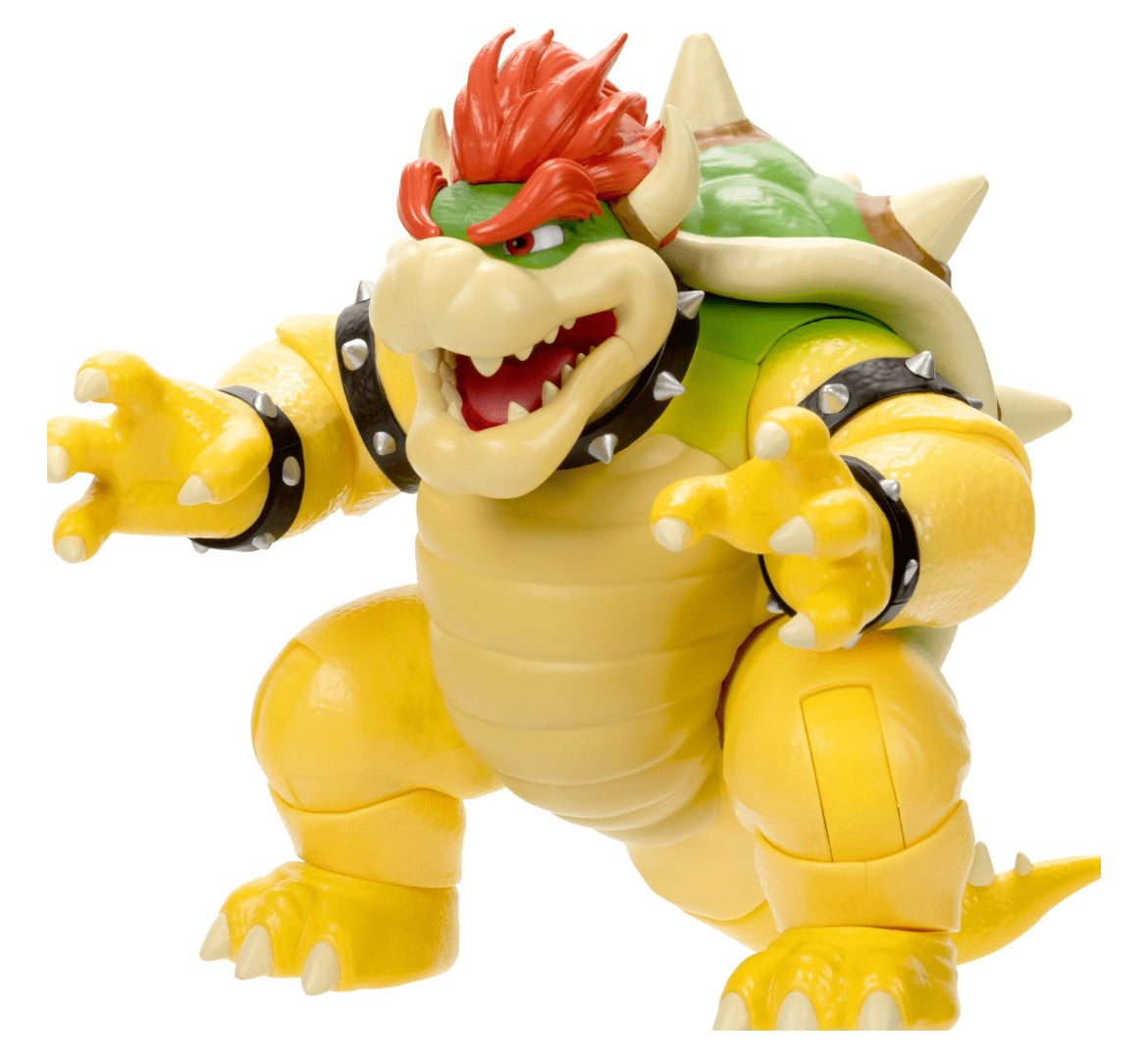 The Super Mario Bros. Movie 7” Feature Bowser Action Figure with Fire Breathing Effects 41720