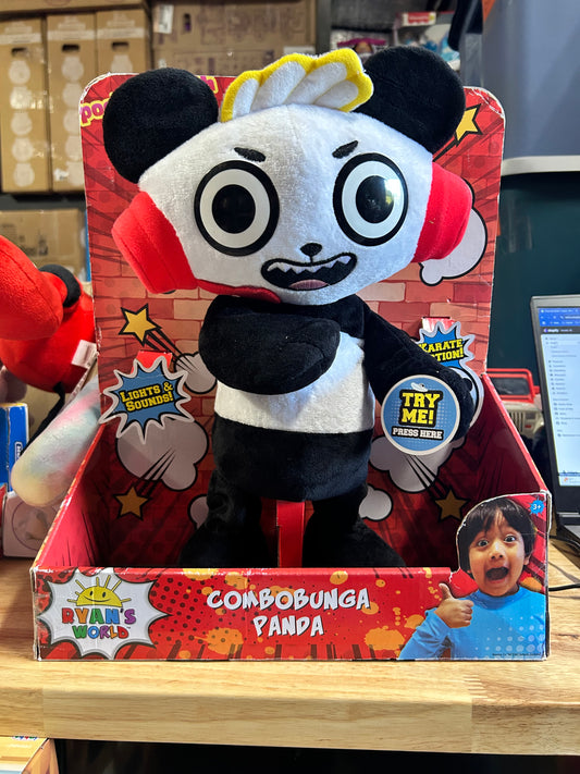 Ryan's World Combobunga Panda Feature Plush 79111D