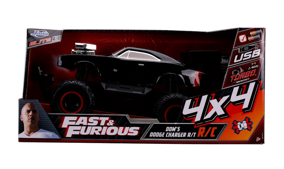 Fast & Furious Remote Control 1:12 Scale 4x4 Dom's Dodge Charger R/T 33070