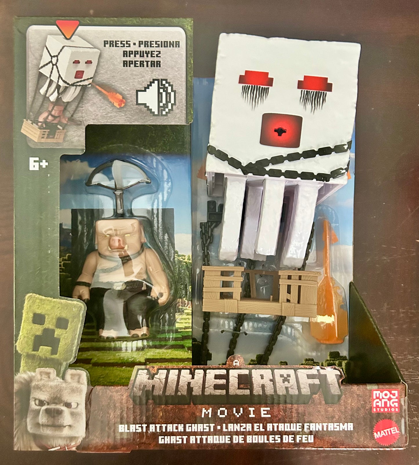Minecraft Movie Blast Attack Ghast Action Figure Set 29253