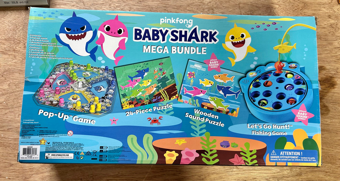 Baby Shark Mega Bundle Puzzles & Games Set 28957