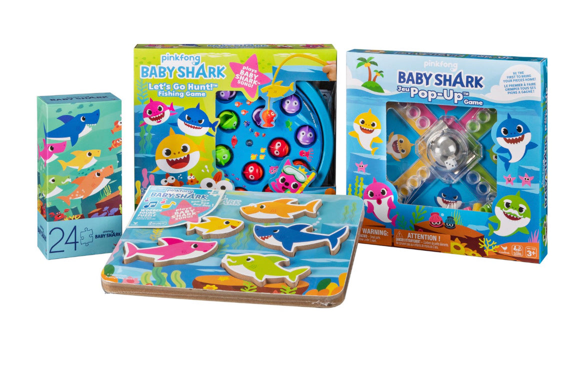 Baby Shark Mega Bundle Puzzles & Games Set 28957 – Cove Toy House