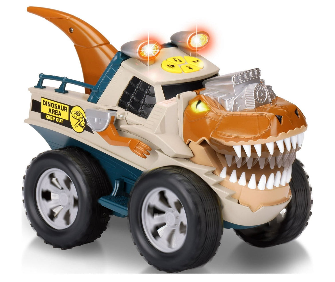 Adventure Force Jawesome Jammer Motorized Lights & Sounds Brown Dino Vehicle 70089