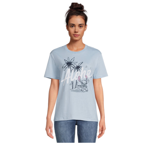 Stitch Aloha Women's Tee with Short Sleeves