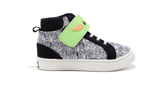 Baby Yoda Toddler Boys High Top Shoes