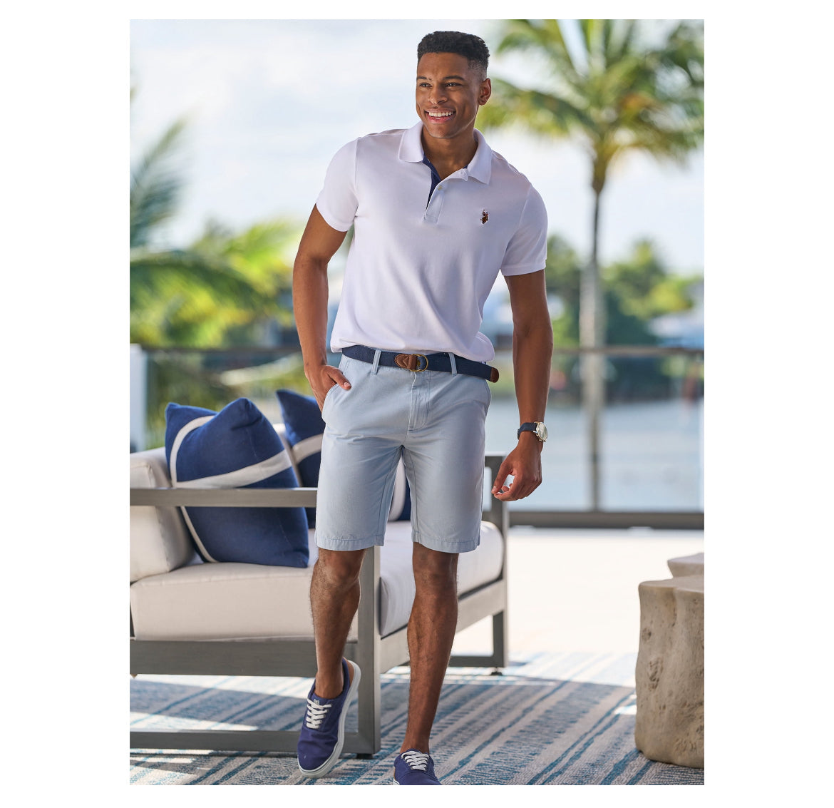 U.S. Polo Assn. Men's Hartford Flat Front Shorts