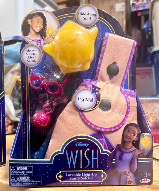 Disney Wish Loveable Light-Up Star & Satchel 23131