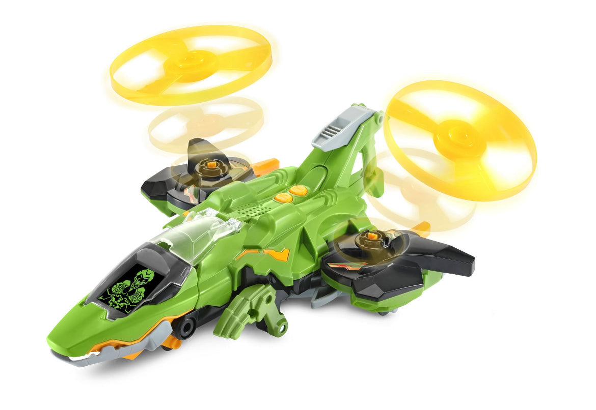 VTech® Switch & Go® Velociraptor Jet to Dino with Launching Propellers, Play Vehicle 468001