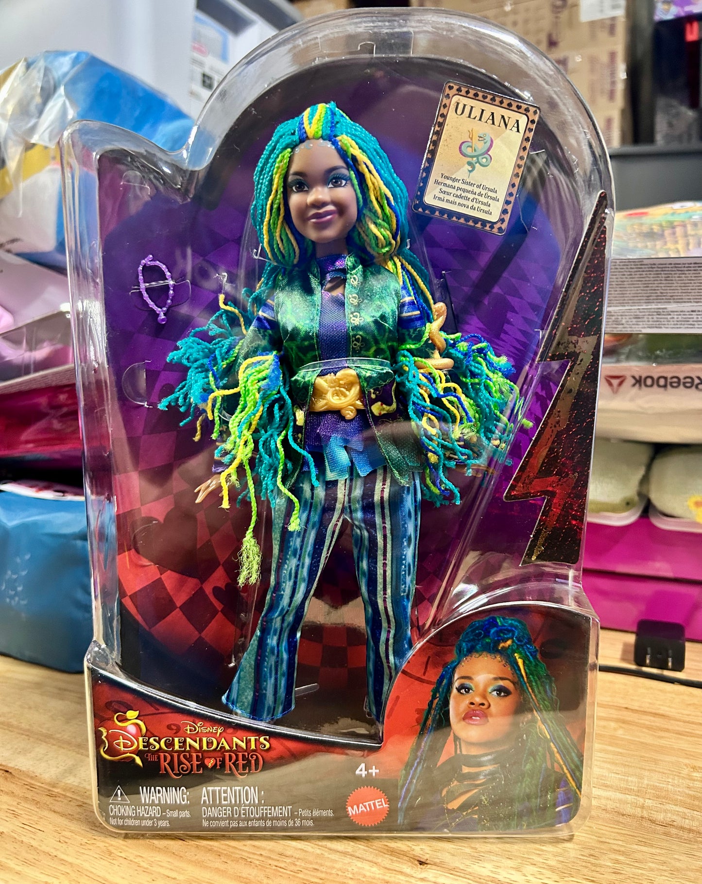 Disney Descendants: The Rise of Red Fashion Doll &amp; Accessory - Uliana, Younger Sister of Ursula 22065
