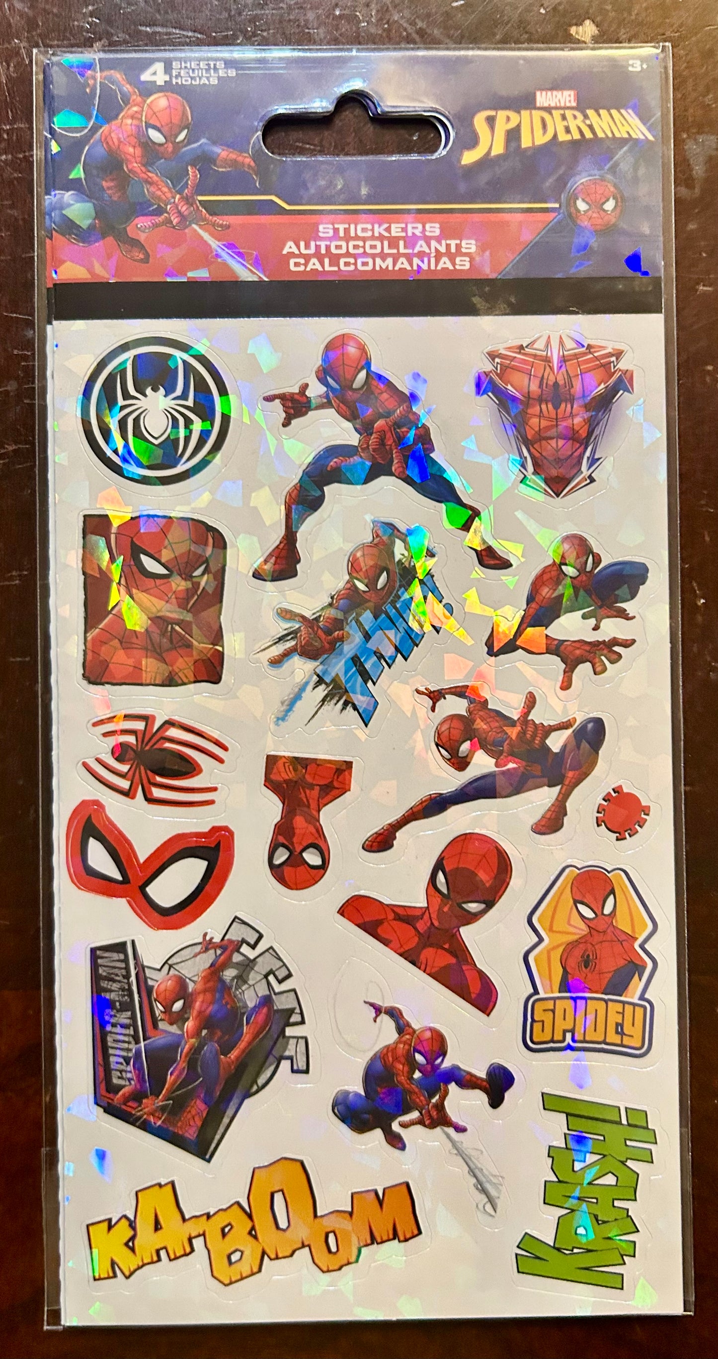 Marvel Spider-Man 4-Sheets Sticker Pack 07807