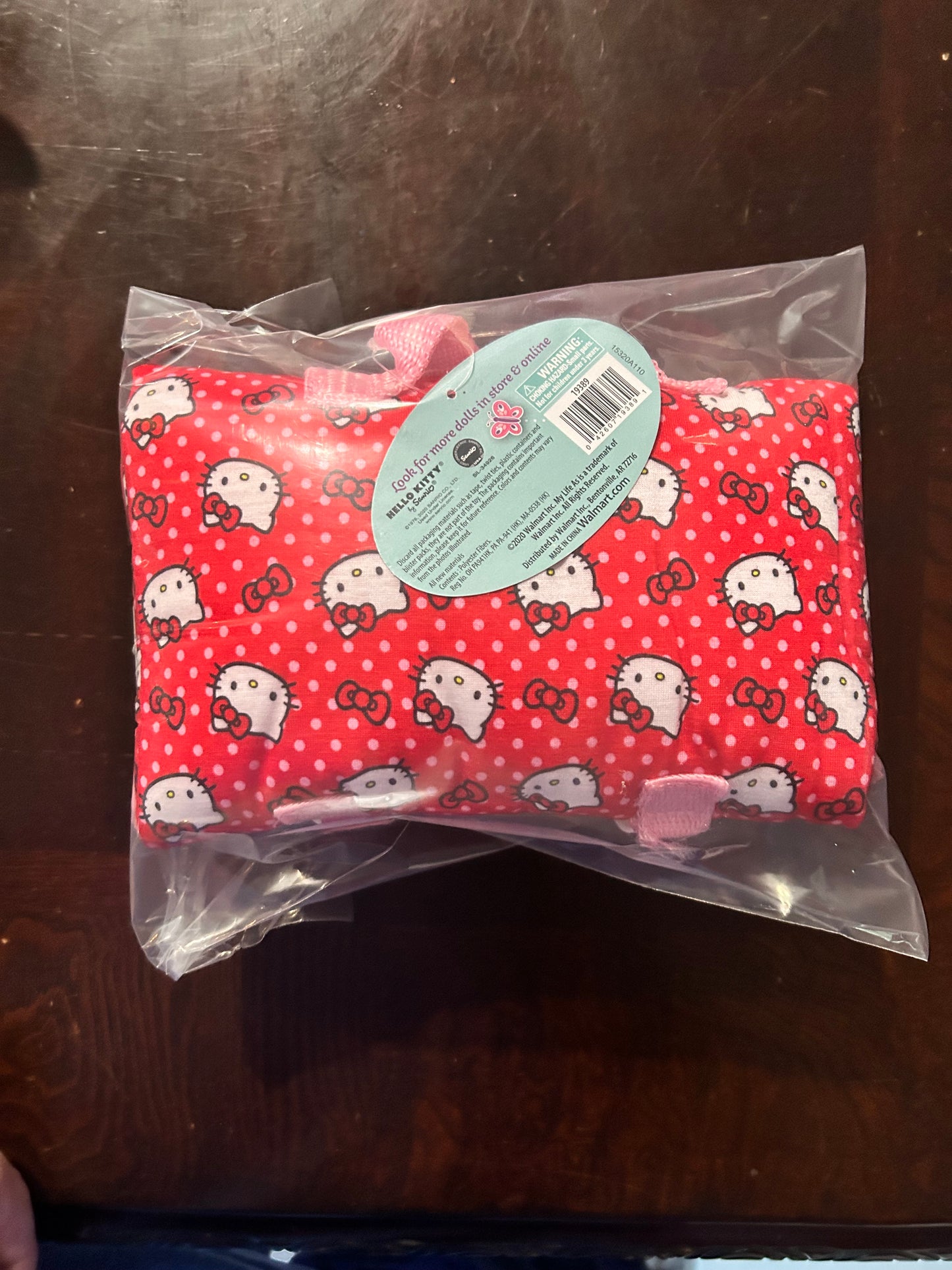 My Life As Hello Kitty Sleeping Bag Play Set for 18" Dolls 19389