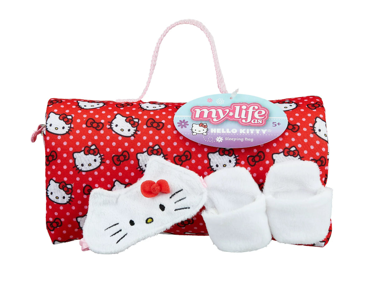 My Life As Hello Kitty Sleeping Bag Play Set for 18" Dolls 19389
