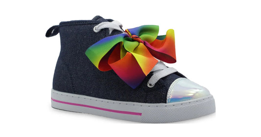 Nickelodeon Jojo Siwa Rainbow Denim High-Top Sneaker