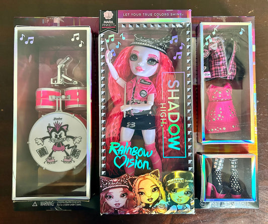 Rainbow Vision Shadow High Neon Shadow Mara Pickett Fashion Doll 58274