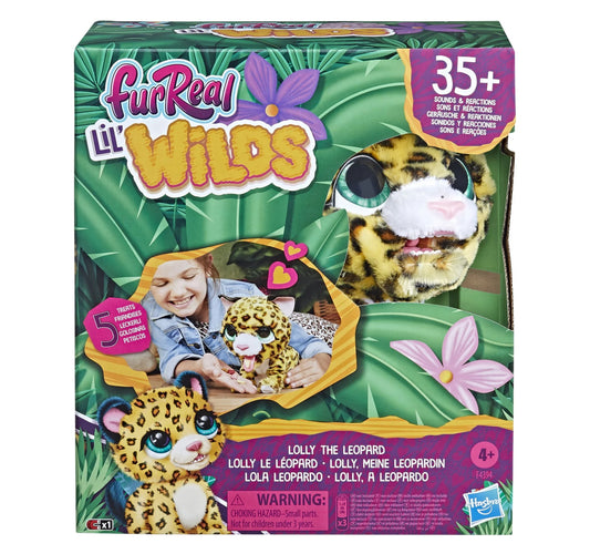 furReal Lil’ Wilds Lolly the Leopard Plush Interactive Pet 110178