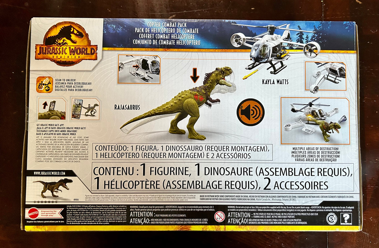 Jurassic World Dominion Copter Combat Pack 04164