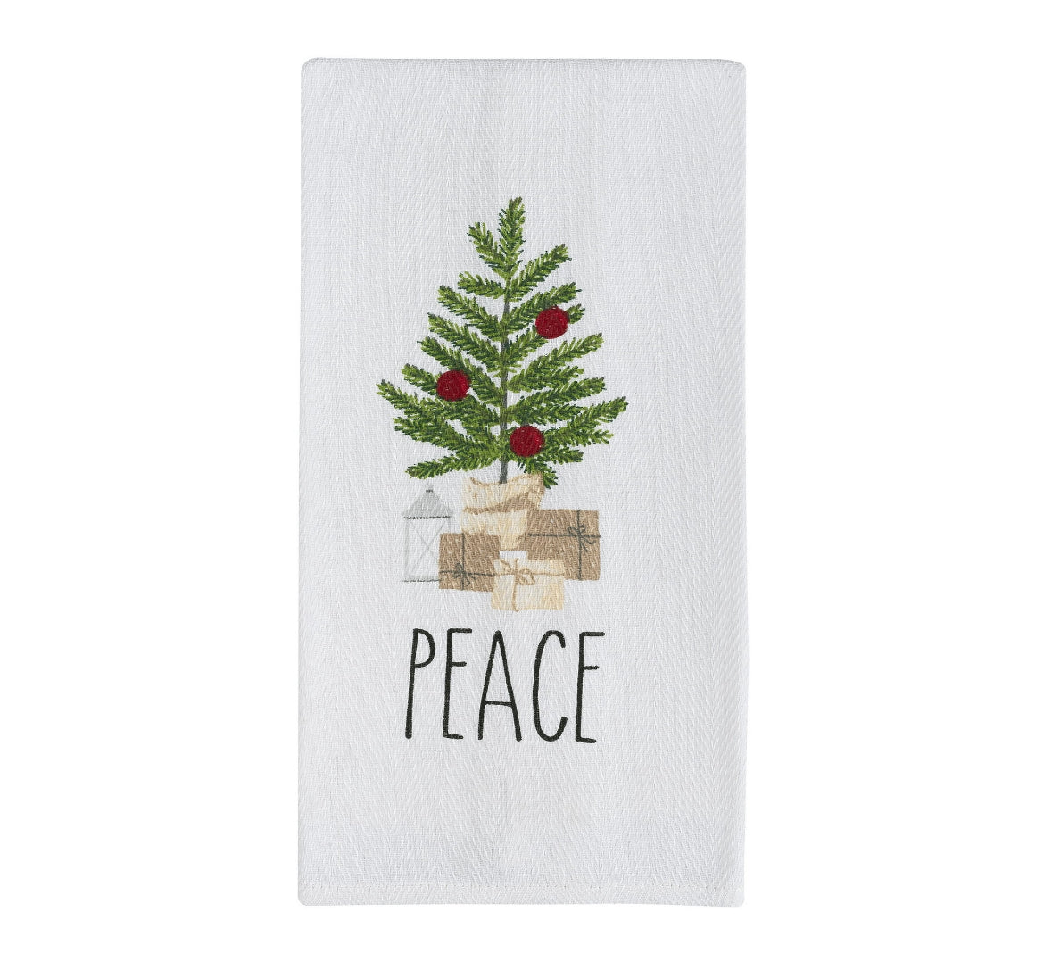 Holiday Time Christmas Tree Kitchen Towel 15"x 25" 49857