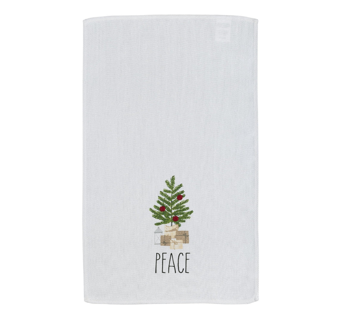 Holiday Time Christmas Tree Kitchen Towel 15"x 25" 49857