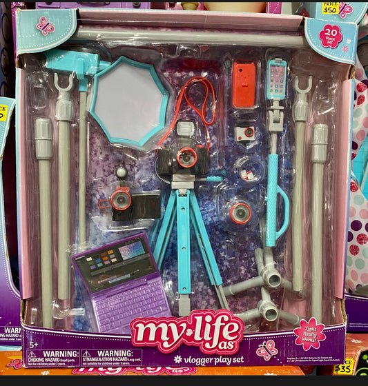 My Life As 20-Piece Vlogger Play Set 00413