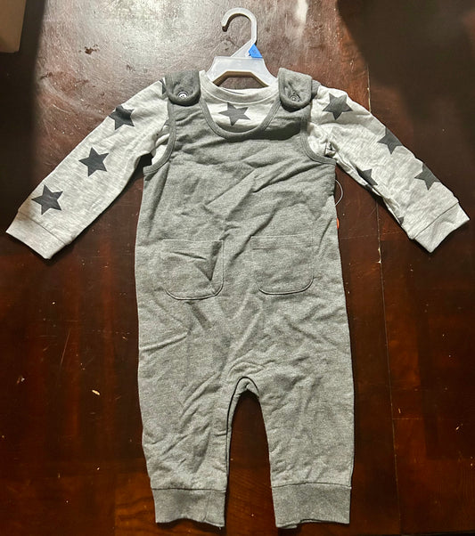 Baby Boy 2-Piece Romper Stars Set 24M 12380