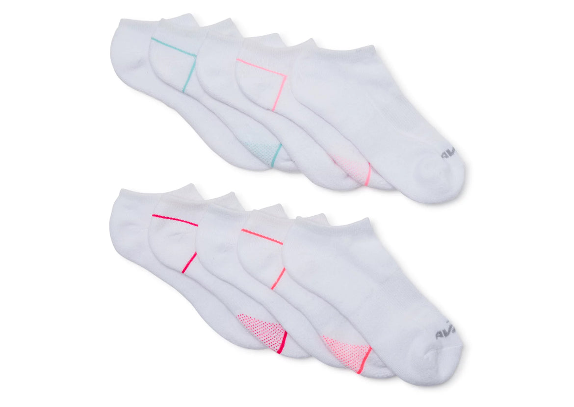 Avia Women's Performance Lowcut Socks, 10-Pack 32883