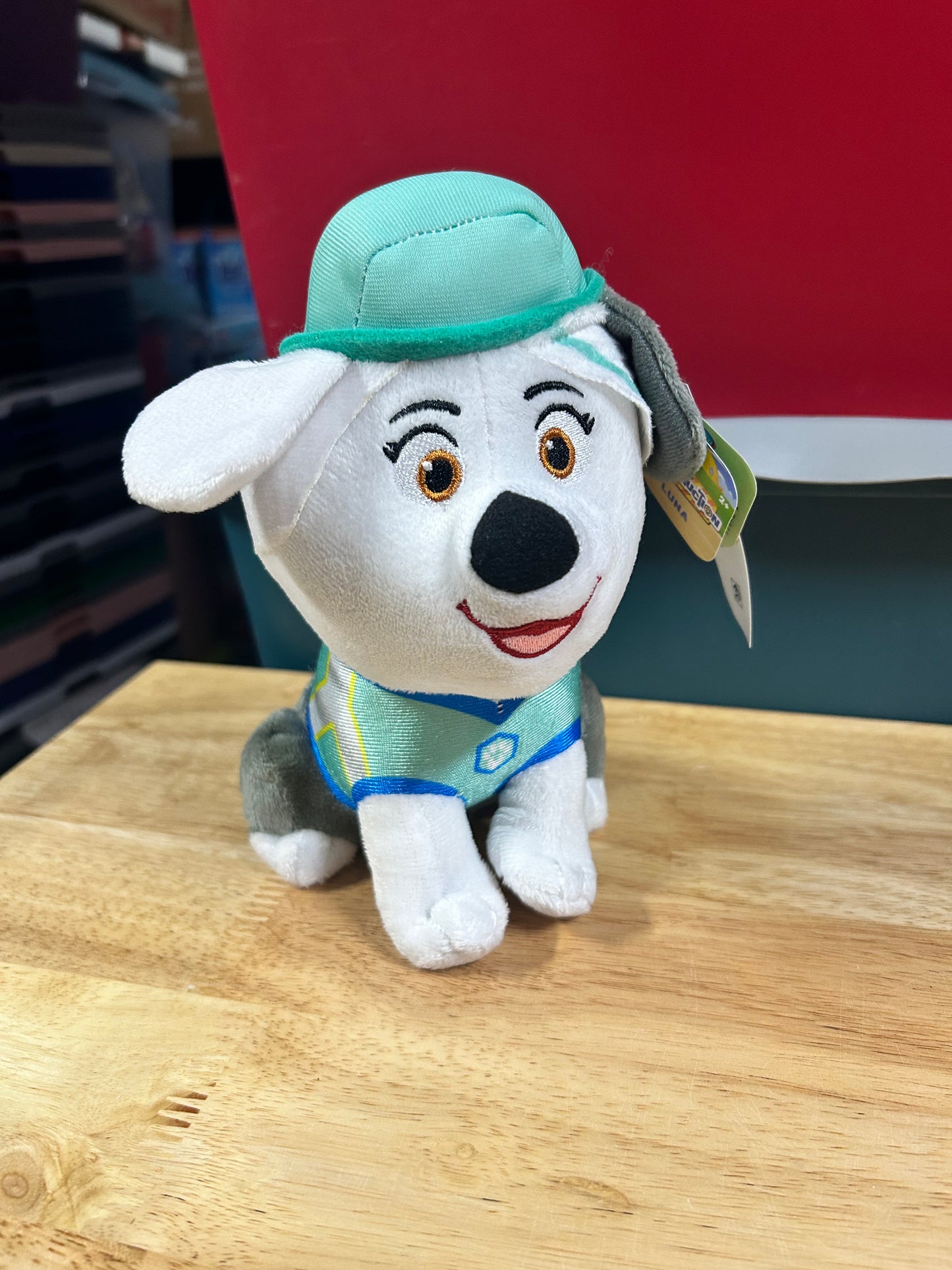 Disney Junior Pupstruction Luna 8-inch Small Plush, Stuffed Animal, Dog 68563