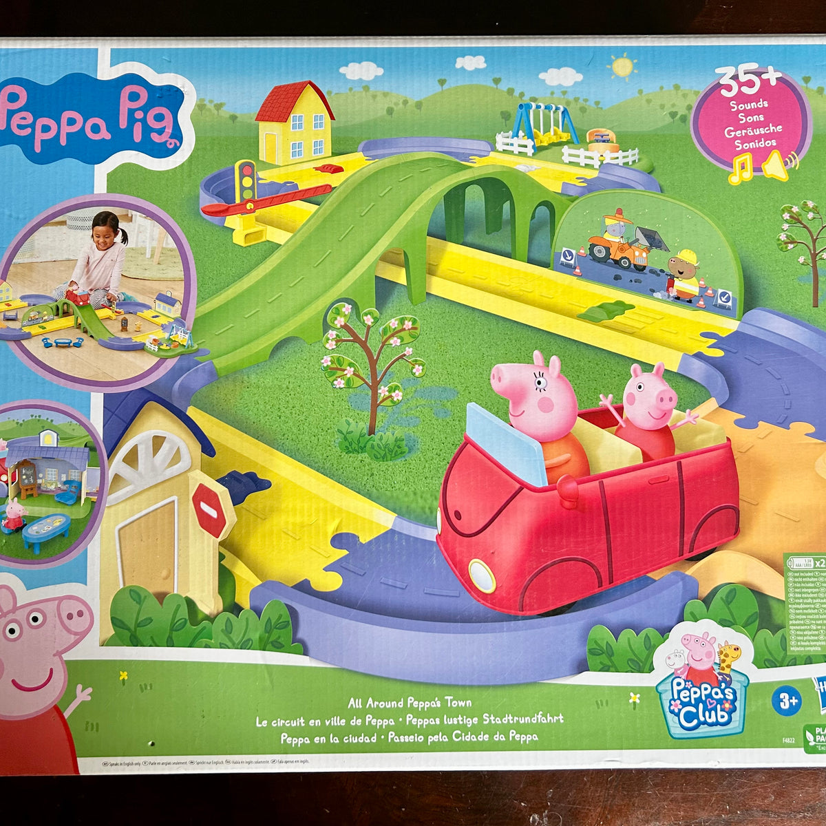 Peppa Pig Peppa’s Adventures Grandpa Pig’s Cabin Boat Vehicle Preschool Set